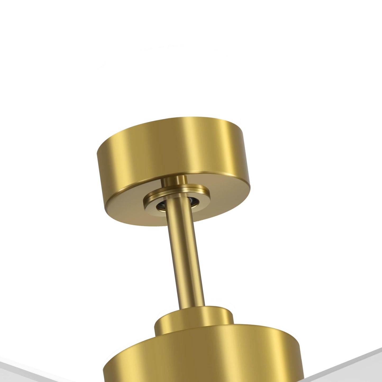 Ventilateur de plafond Breezary 65/52/42 à 5 pales avec éclairage LED, télécommande incluse.