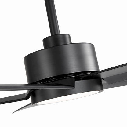 Ventilateur de plafond Breezary 65/52/42 à 5 pales avec éclairage LED, télécommande incluse.