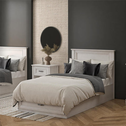 Tête de lit Hillview en chêne ivoire d'Ameriwood Home - Taille simple