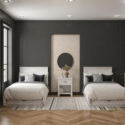 Tête de lit Hillview en chêne ivoire d'Ameriwood Home - Taille simple