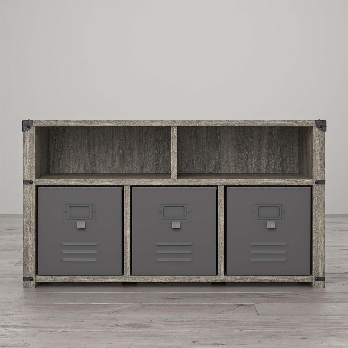 Little Seeds Nova Bedroom Storage Bench - Grey Oak|Banc de rangement Nova de Little Seeds pour la chambre à coucher - chêne gris