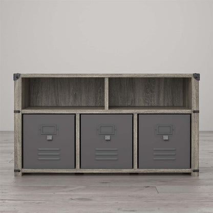 Little Seeds Nova Bedroom Storage Bench - Grey Oak|Banc de rangement Nova de Little Seeds pour la chambre à coucher - chêne gris