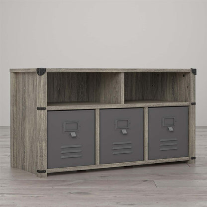 Little Seeds Nova Bedroom Storage Bench - Grey Oak|Banc de rangement Nova de Little Seeds pour la chambre à coucher - chêne gris