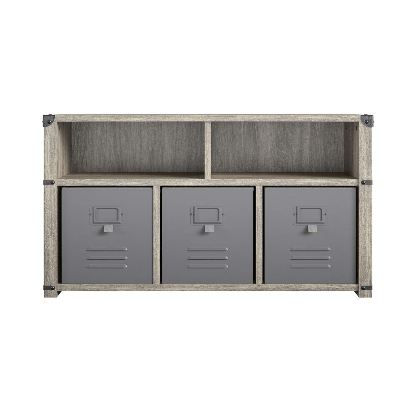 Little Seeds Nova Bedroom Storage Bench - Grey Oak|Banc de rangement Nova de Little Seeds pour la chambre à coucher - chêne gris