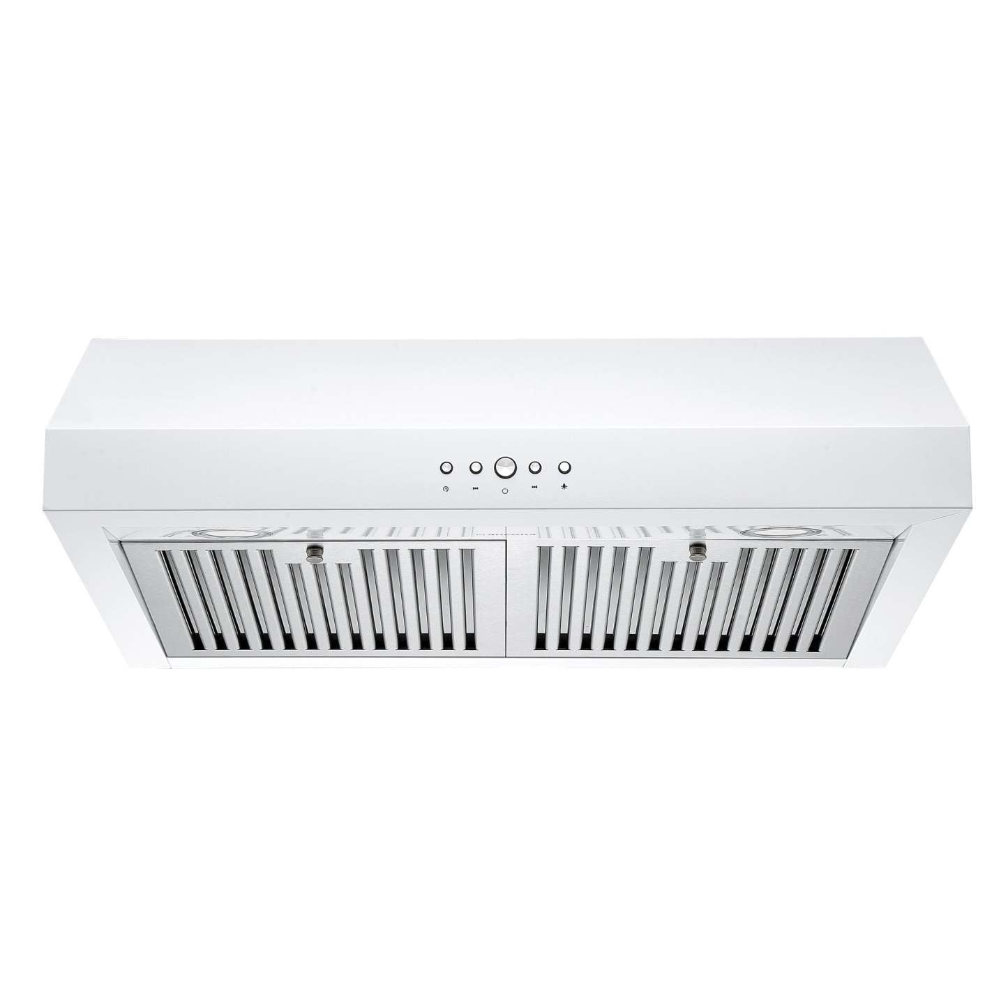 Hotte de cuisinière sous armoire Ancona 30 - AN-18042WH|Hotte de cuisinière sous l'armoire Ancona de 30 po à conduit - AN-18042WH|D77GMJZ7