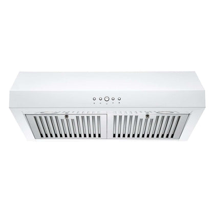 Ancona 30 Ducted Under Cabinet Range Hood - AN-18042WH|Hotte de cuisinière sous l'armoire Ancona de 30 po à conduit - AN-18042WH|D77GMJZ7