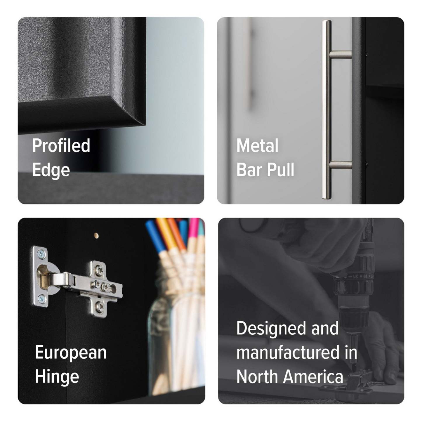 Elite 32 Storage Cabinet - Noir|Armoire de rangement Elite 32 po - noire