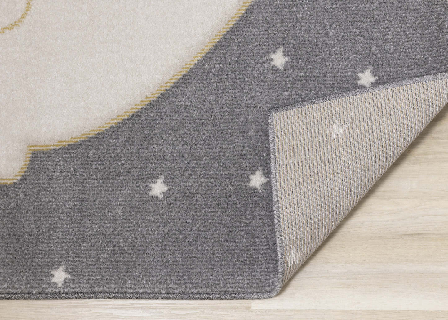 Kids Polar Bear Rabbit Area Rug - 5'3 x 7'7|Carpette à motif d'ours polaire avec lapin pour enfants - 5 pi 3 po x 7 pi 7 po