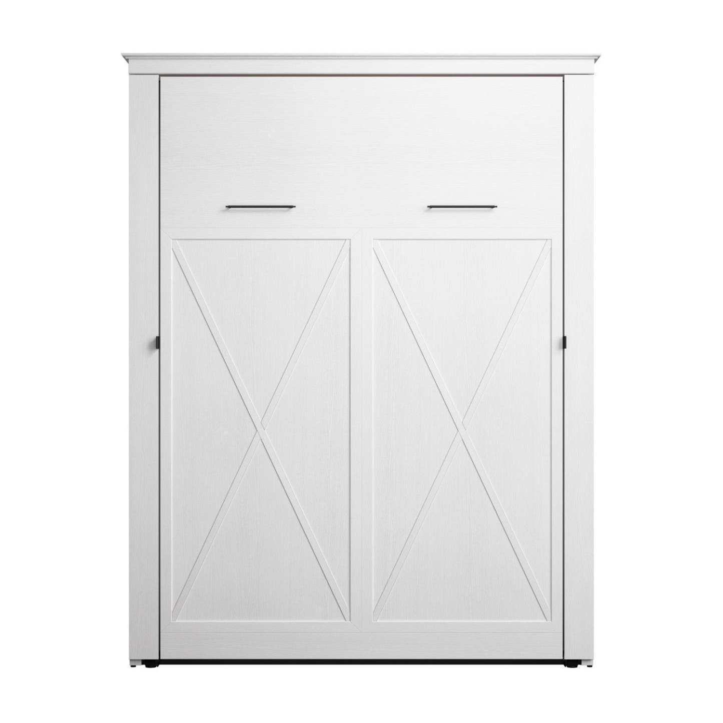 Bestar Key West 69 W Queen Murphy Bed - Blanc chêne solide|Grand lit escamotable Key West de Bestar de 69 po (L) - blanc chêne solide