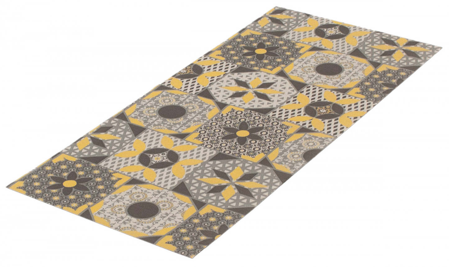 Tapis Bellezza Gris 2'2 x 4'0|Carpette Bellezza grise 2 pi 2 po x 4 pi 0 po|D2170U72