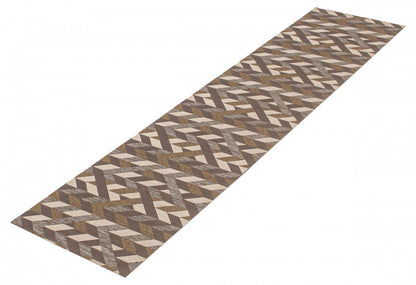 Tapis Bellezza brun foncé 2'2 x 30'0|Carpette Bellezza brun foncé 2 pi 2 po x 30 pi 0 po|D2135UOP