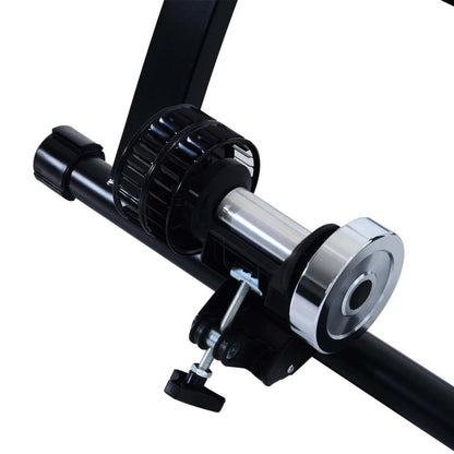 Soozier Velo D'interieur Velo D'exercice Trainer Support Stationnaire Ventilateur Pliant Turbo (noir