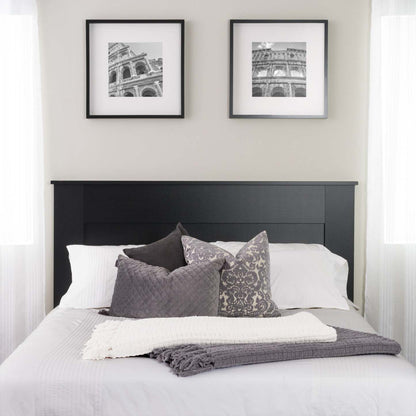 Queen Flat Panel Headboard - Black|Tête de lit à panneau plat pour grand lit - noire