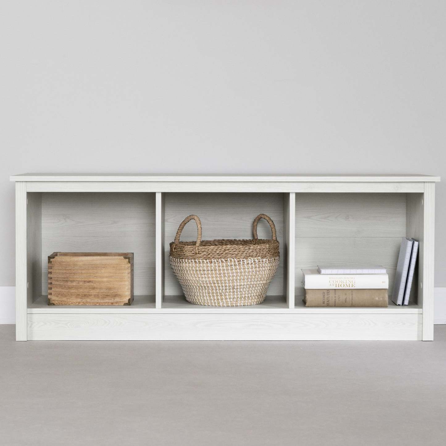 Toza Mudroom Storage Bench - White Pine|Banc de rangement Toza pour vestibule - pin blanc