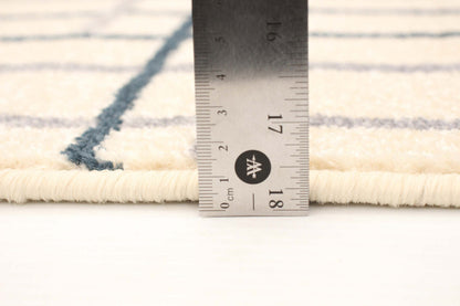 Taite Cream-Prol Area Rug - 3'11 x 5'7|Tapis Taite crème-couleur pétrole - 3 pi 11 po x 5 pi 7 po| D2ASHIUZ