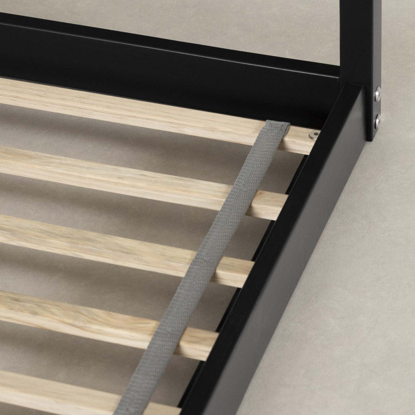 Lit Maison Sweedi avec Cheminée - Noir|Lit maison Sweedi avec cheminée - noir