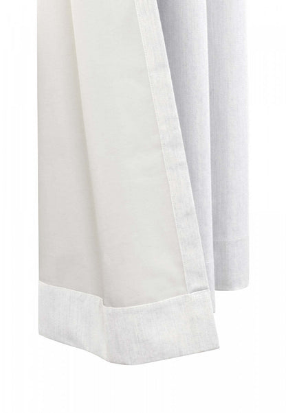 Thermaplus Kelly White Blackout Grommet Curtain Panel - 52 x 63|Panneau de rideau occultant à œillets Kelly blanc de Thermaplus - 52 x 63