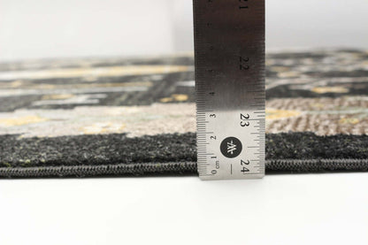 Tapis Pine Black lavable en machine - 6'0 x 9'0|Carpette Pine noire lavable à la machine - 6 pi 0 po x 9 pi 0 po|D86FTOWN