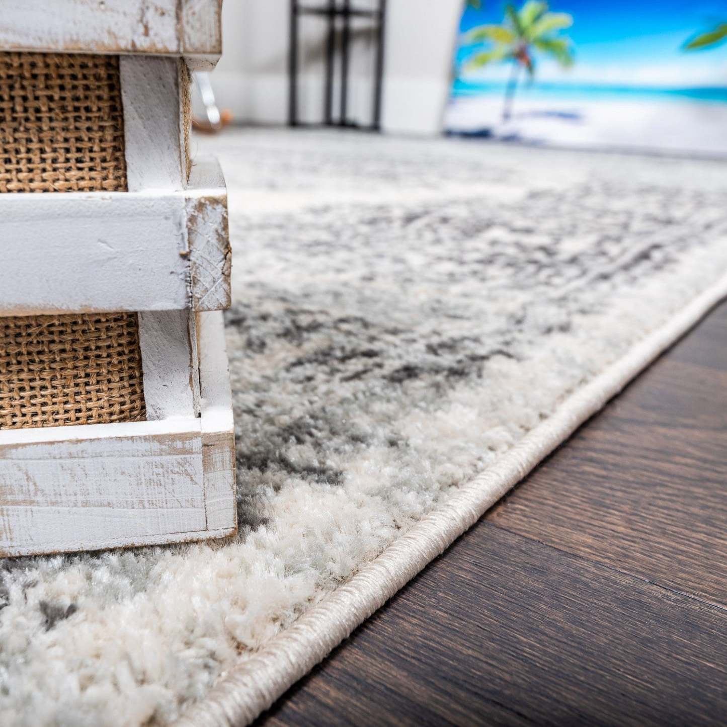 Roma Grey Flake 4x6 Area Rug | Carpette Roma Flake grise 4 x 6 | D80GC4WX