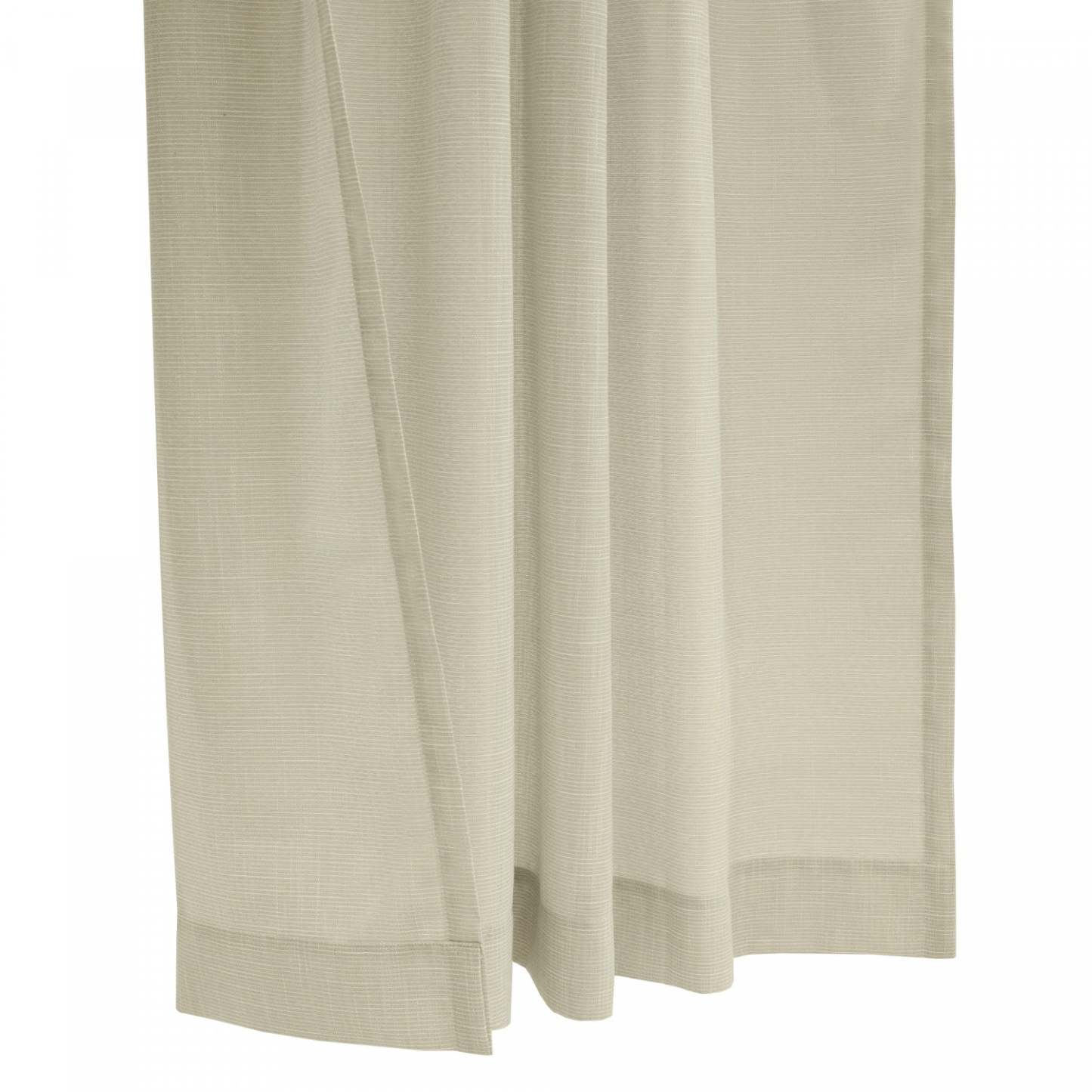 Habitat Bolton Linen Light Filtering Dual Header Curtain Panel - 52 x 84|Panneau de rideau filtrant la lumière Bolton apparence lin à double têtes d'Habitat - 52 x 84