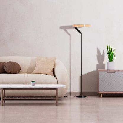 63 Matte Black Modern LED Lampadaire |Lampe à pied moderne de 63 po noir mat à DEL