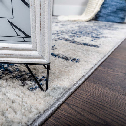 Tapis Roma Fantasia bleu marine 4x6 | Tapis Roma Fantasia bleu marine 4 x 6 | D80GB7LO