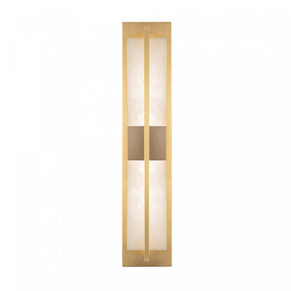 Applique murale intégrée Briana, en laiton brossé