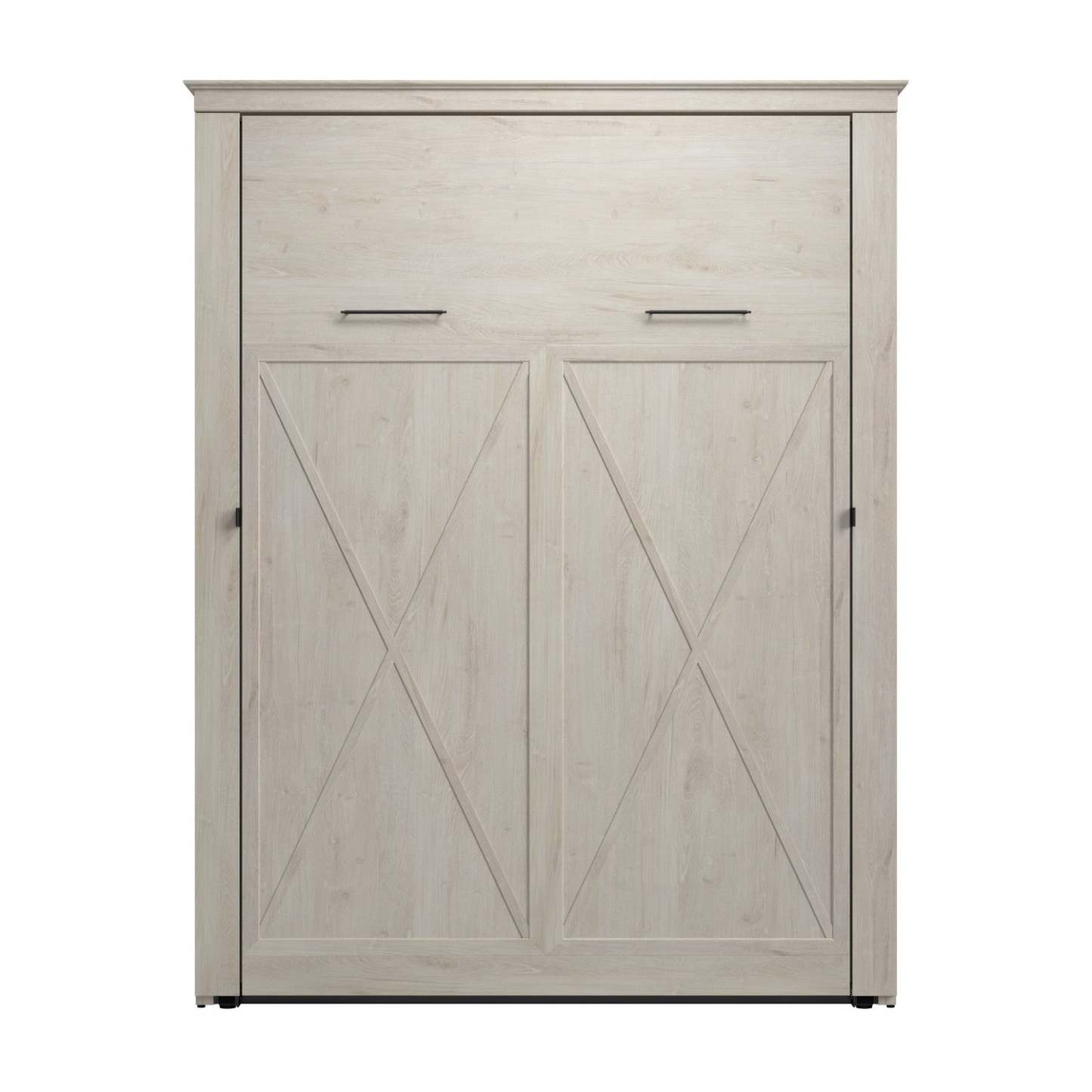 Bestar Key West 69 W Queen Murphy Bed - Linen White Oak|Grand lit escamotable Key West de Bestar de 69 po (L) - blanc chêne lin