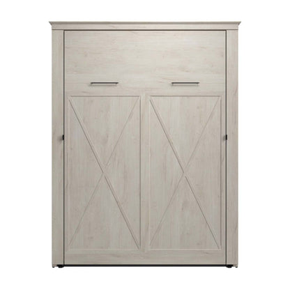Bestar Key West 69 W Queen Murphy Bed - Linen White Oak|Grand lit escamotable Key West de Bestar de 69 po (L) - blanc chêne lin