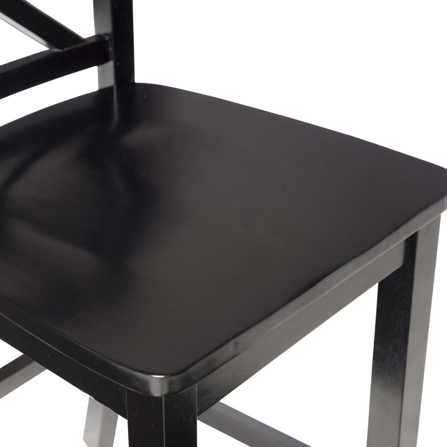 Tabouret Torino X-Back Counter-Height - Noir|Tabouret Torino de hauteur comptoir avec dossier en X - noir