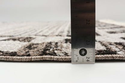 Tapis d'aire Vera Quattro ivoire/gris - 5'2 x 7'5| Carpette Vera Quattro ivoiregrise - 5 pi 2 po x 7 pi 5 po|D86FSI9Y