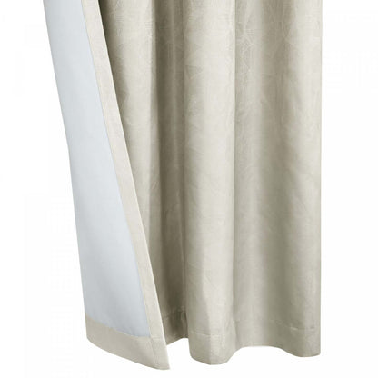 Thermaplus Ethan White Blackout Grommet Curtain Panel - 52 x 84|Panneau de rideau coupe-lumière à œillets Ethan blanc de Thermaplus - 52 x 84
