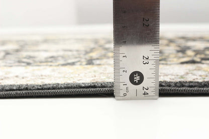 Legacy Black Machine Lavable Area Rug - 2'6 x 8'0|Carpette Legacy noire lavable à la machine - 2 pi 6 po x 8 pi 0 po|D86FLRZO