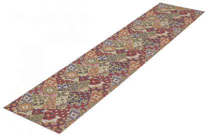 Bellezza Red / Green 2'2 x 26'0 Area Rug|Carpette Bellezza rougevert 2 pi 2 po x 26 pi 0 po|D22E8V7C