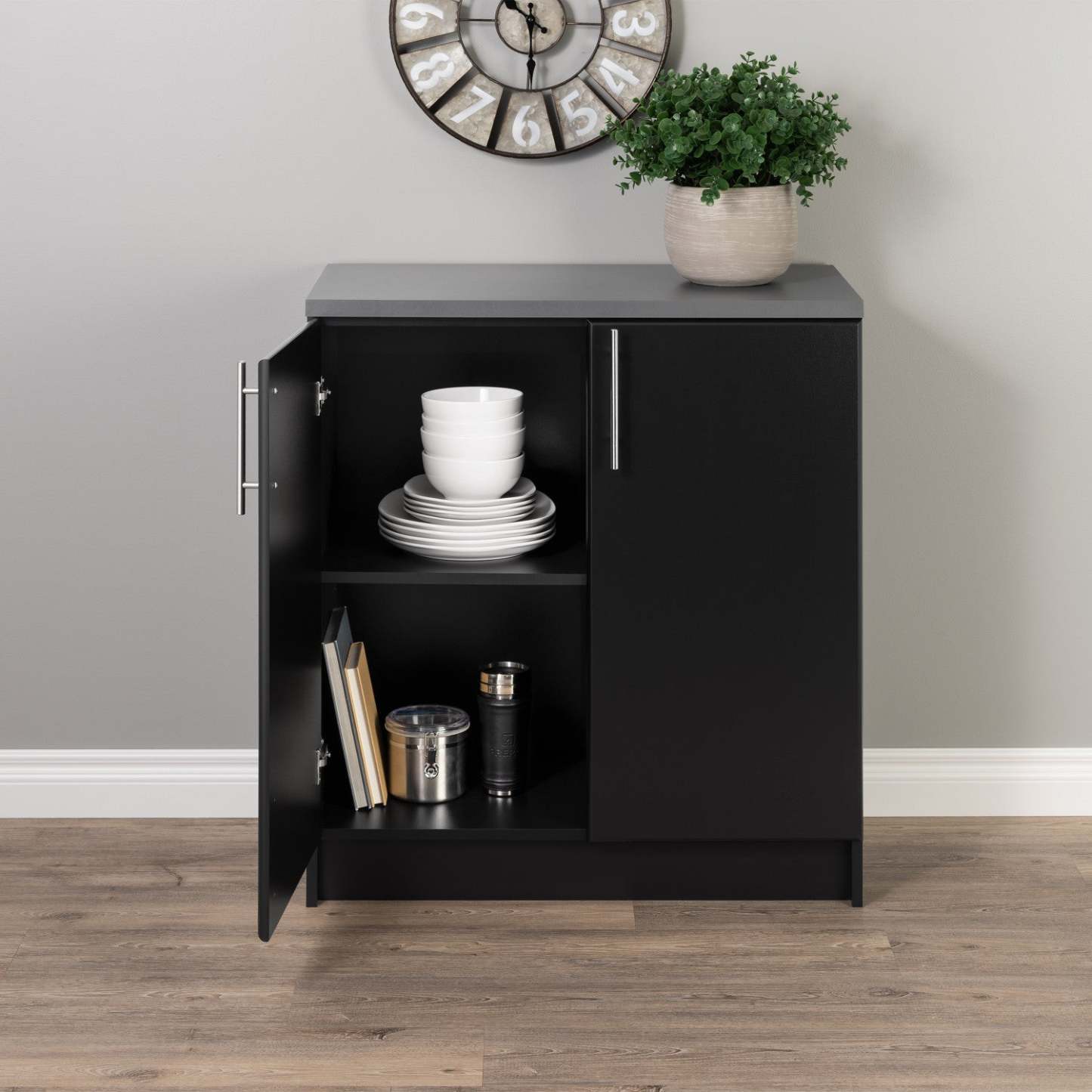 Elite 32 Cabinet - Noir|Armoire Elite de 32 po - noire