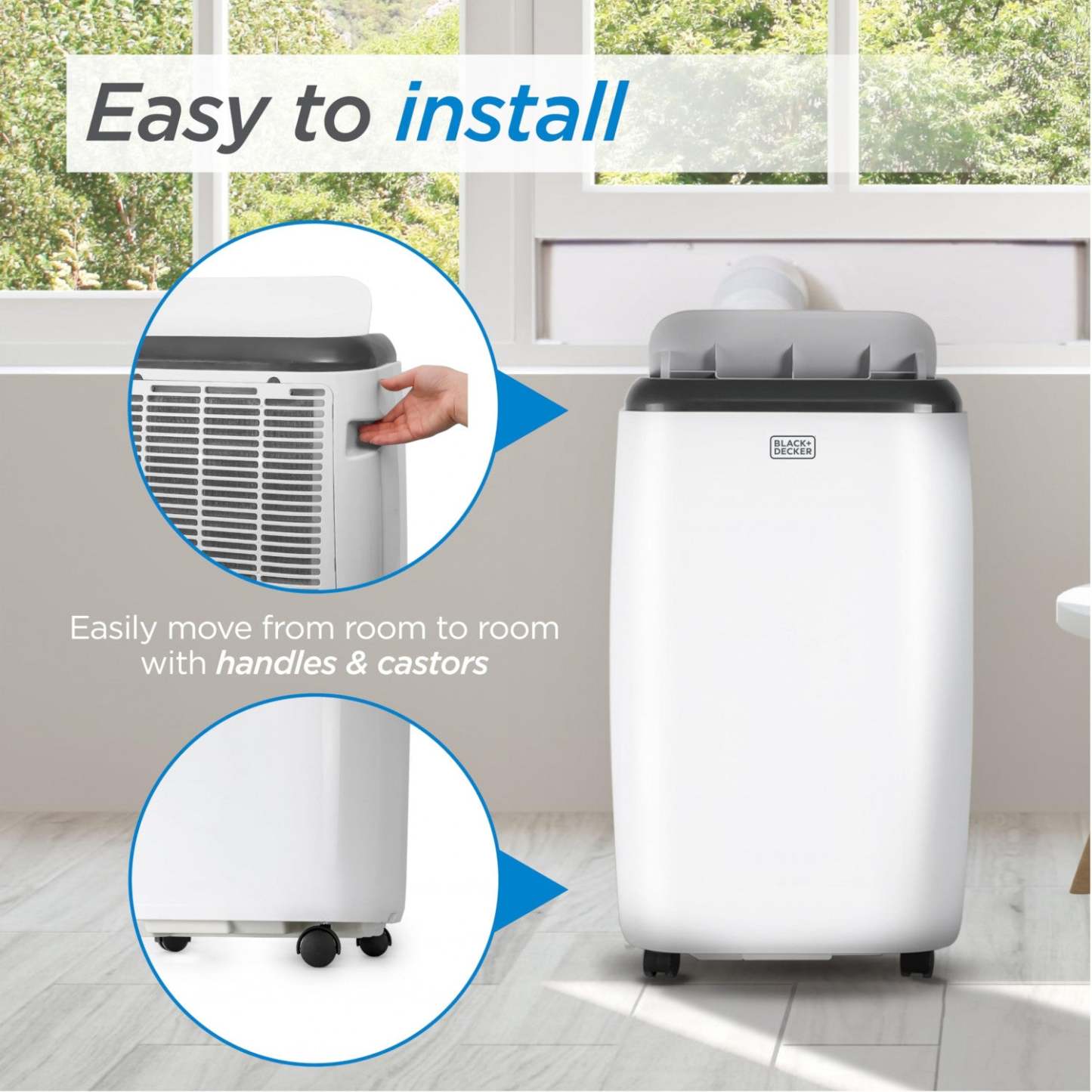 Climatiseur portatif Black+Decker de 5 000 BTU - BPT05WTBA | Climatiseur portatif Black+Decker de 5 000 BTU - BPT05WTBA