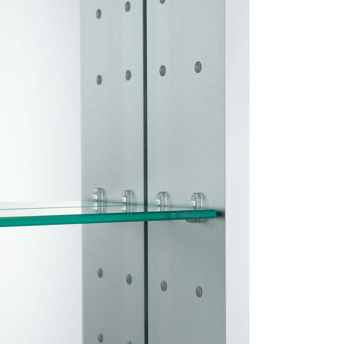 Stapik Medicine Mirror Cabinet - Argent|Armoire à pharmacie Stapik avec miroir - argentée