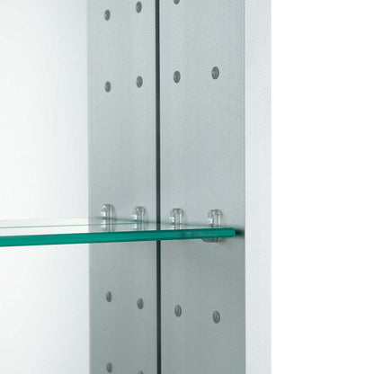 Stapik Medicine Mirror Cabinet - Argent|Armoire à pharmacie Stapik avec miroir - argentée