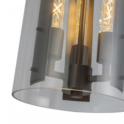 Luminaire suspendu Dahlia à 3 lumières, lampe noire | Suspension Dahlia A 3 lampes, Noire