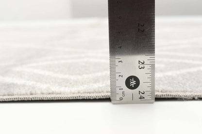 Tapis Kenza gris lavable en machine - 2'6 x 8'0|Carpette Kenza grise lavable à la machine - 2 pi 6 po x 8 pi 0 po|D86F8KNM