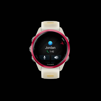 Garmin Forerunner 570 Montre intelligente 42mm, Amoled, Aluminium framboise, Os/mangue, Suivi de fitness GPS, Course, Batterie de 10 jours