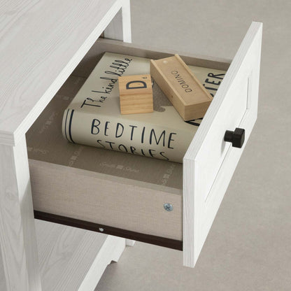 Table de nuit Hazen - Pin blanc | D83GK4QR