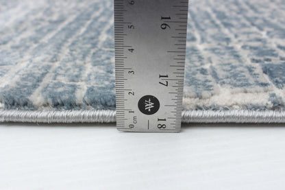 Carpette Kecia bleue/crème 3 pi 11 po x 5 pi 11 po|D86FCWM7