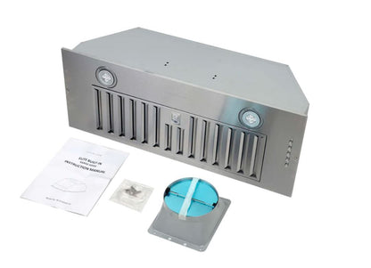 Hotte de cuisinière encastrée Hauslane 30 en acier inoxydable - IN-R100SS-30|Hotte de cuisinière encastrée Hauslane de 30 po en acier inoxydable - IN-R100SS-30