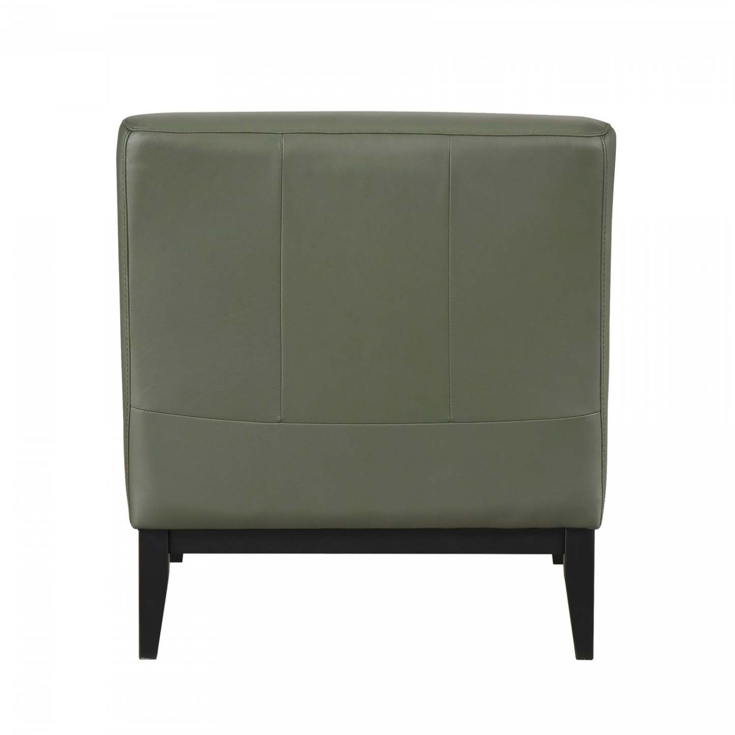 Chaise d'appoint Murdock en cuir vert | Fauteuil D'appoint Murdock En Cuir Vert