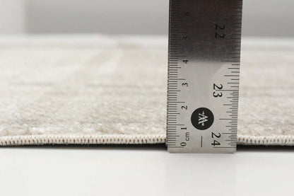 Tapis Roma ivoire lavable en machine - 2'6 x 8'0|Carpette Roma ivoire lavable à la machine - 2 pi 6 po x 8 pi 0 po|D86FRLDY