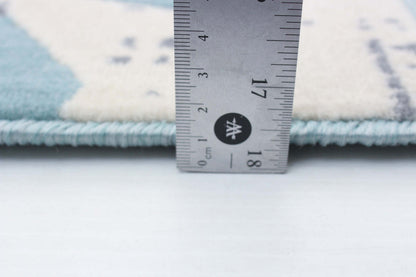 Ira Aqua 4'7 x 6'7 Area Rug|Carpette Ira turquoise 4 pi 7 po x 6 pi 7 po|D86FDUMH