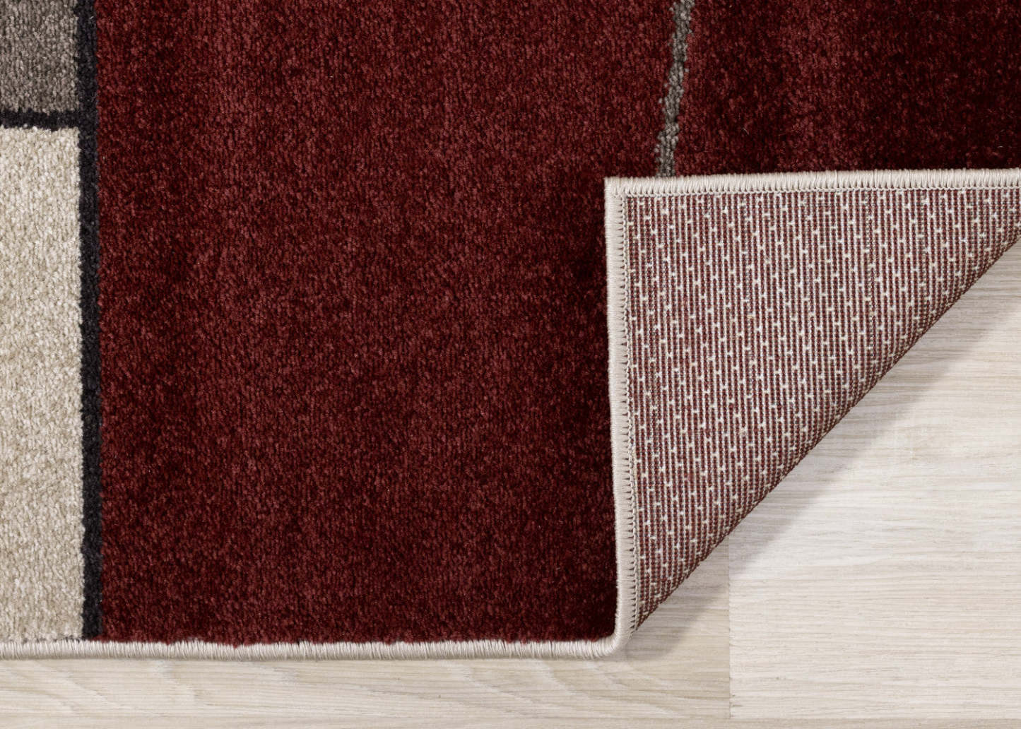 Carpette Charlotte à motif géométrique abstrait - 6 pi 7 po x 9 pi 6 po