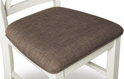 Jane Fabric Taupe Dining Chair - Ensemble de 2|Chaise de salle à manger Jane en tissu taupe - ensemble de 2