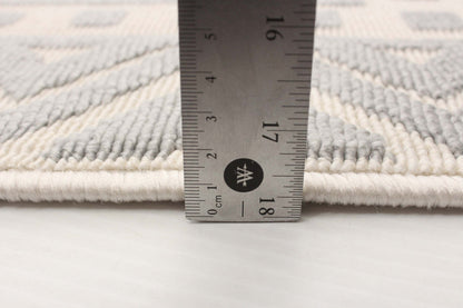 Tapis Gaia gris clair 120 x 170 cm | D86FD1AF